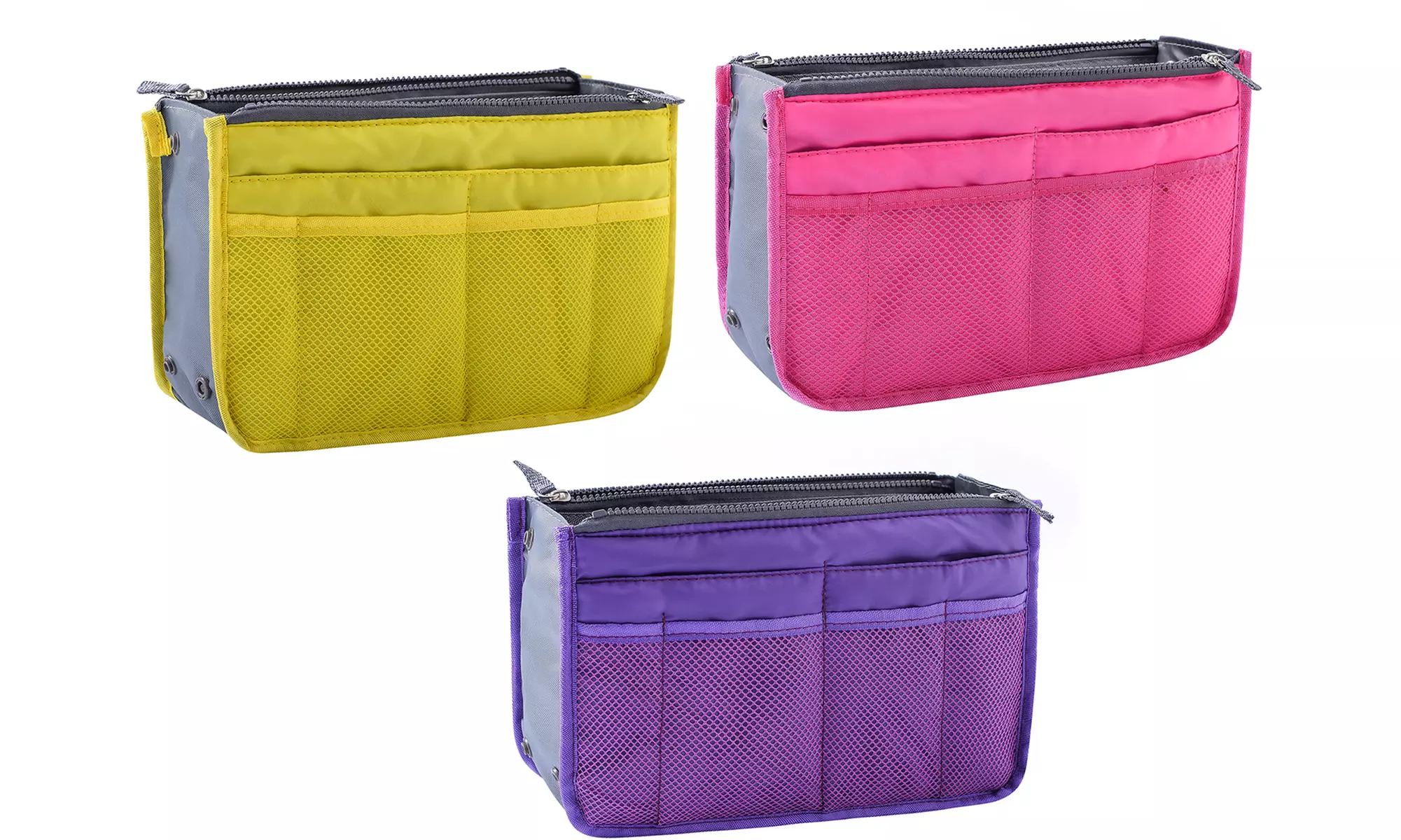 1x, 2x, 3x oder 4x Organizer mit 13 Fächern für Handtasche