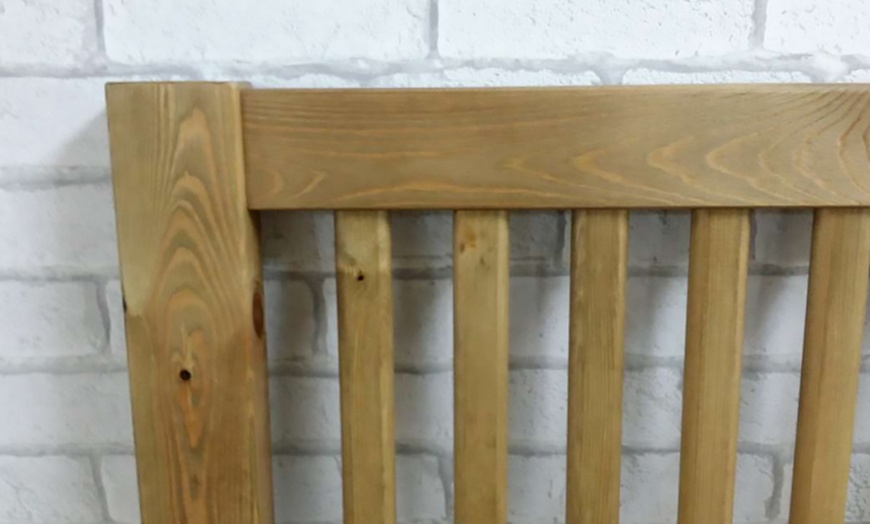 Image 3: Handmade Solid Pine Headboard