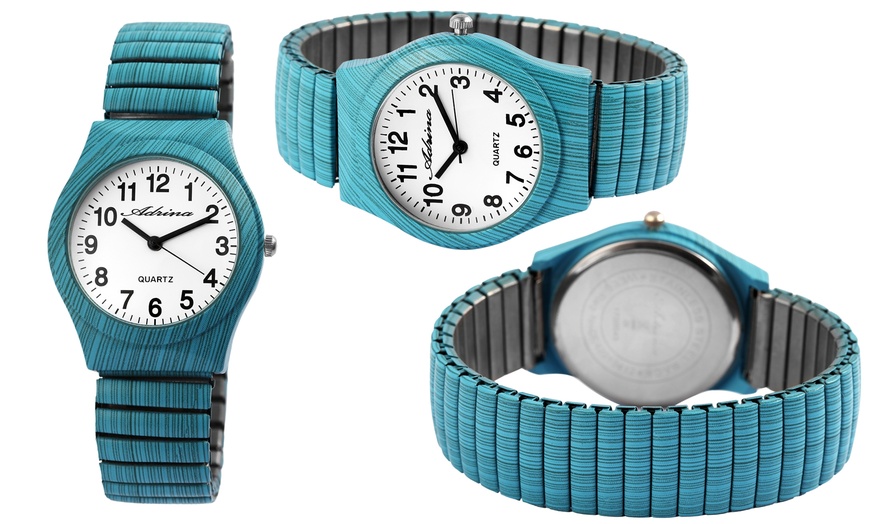 Image 9: 1 ou 2 montres analogiques 3 aiguilles pour femmes de la marque Adrina