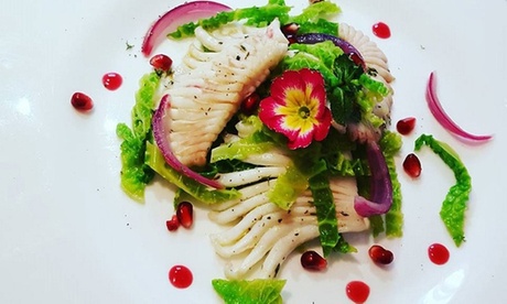 Romantico menu gourmet di mare da 3 o 4 portate e vino per 2 persone al Ristorante Giovanni (sconto fino a 58%)