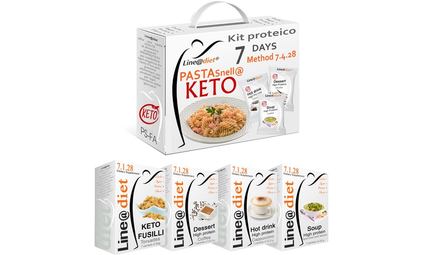 Image 3: Kit dieta con pasta iperproteica Lineadiet