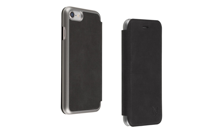 Image 9: Leather Folio Case for iPhone