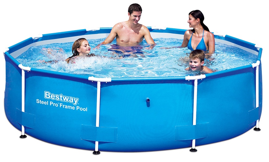 Image 1: Bestway Steel Pro Swimming Pool