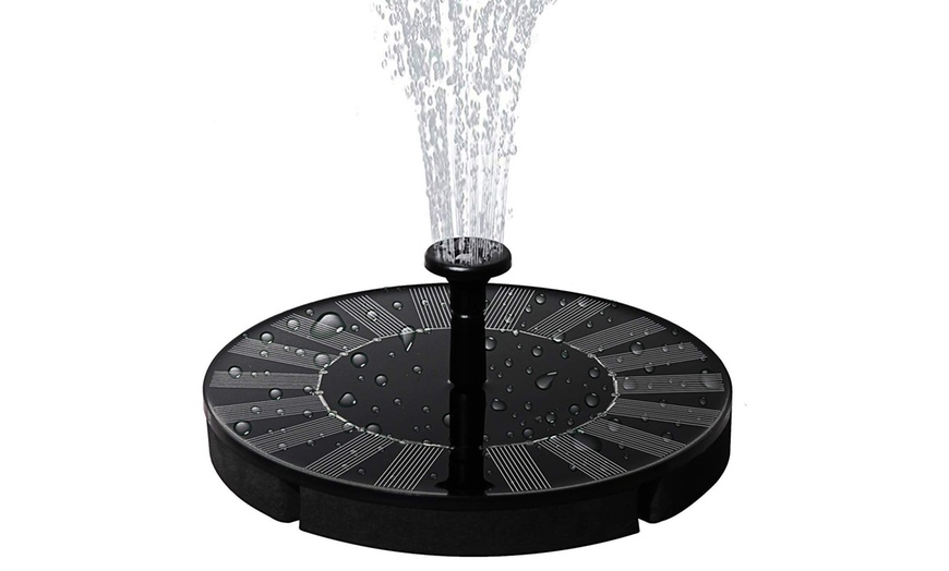 Image 5: Solar-Powered Fountain Pump