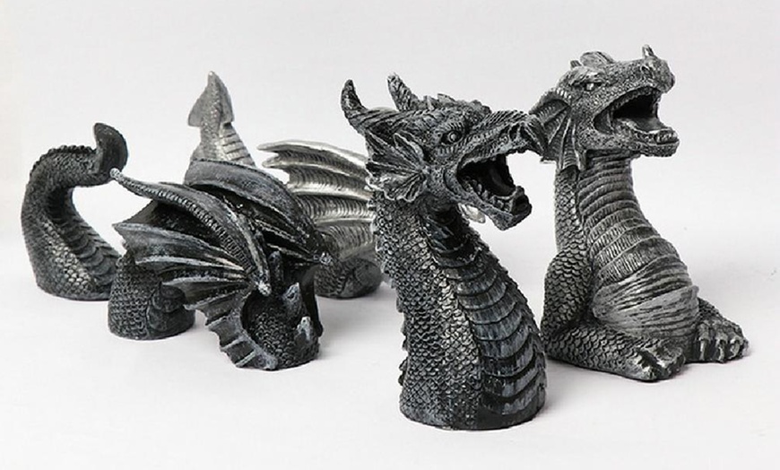 Image 3: Dragon Gothic Garden Decor Statue