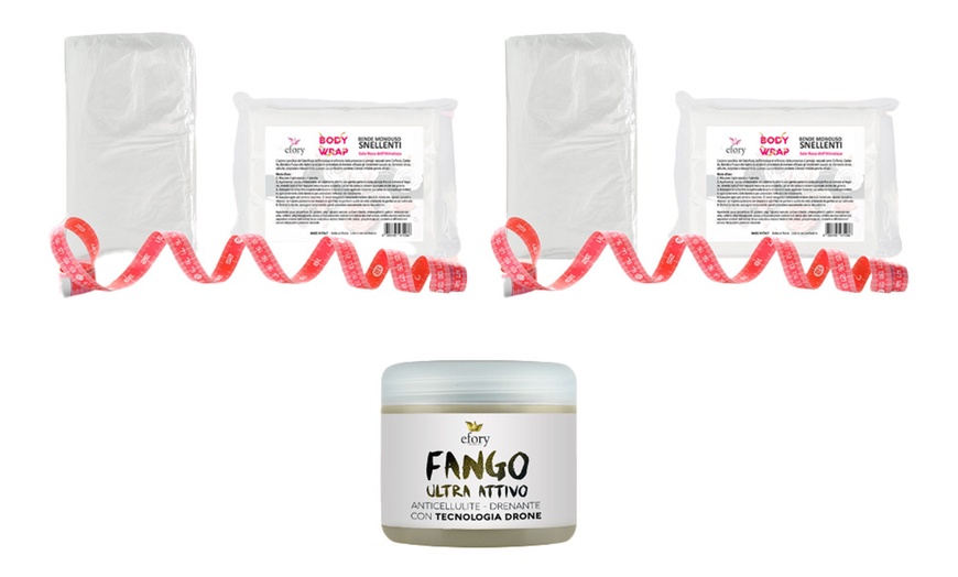 Image 3: Kit dimagrimento con Fango e bende drenanti Efory Cosmetics