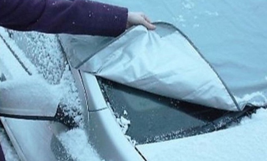 Image 5: Winter Car Windshield Cover