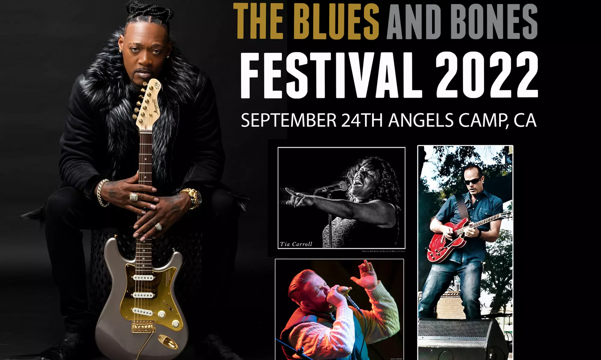 One General-Admission or VIP Early-Access Ticket to Blues and Bones Festival on Sat., Sept. 24 (Up to 33% Off) - Primary Image