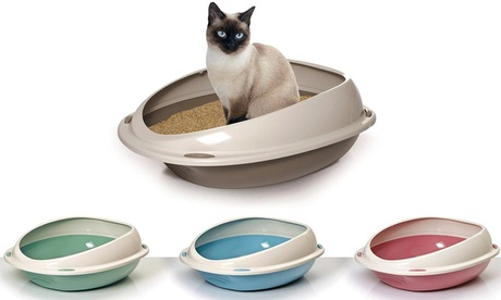 Lettiera con bordo antisporco Shuttle Made in Italy disponibile in 4 colori e 2 dimensioni