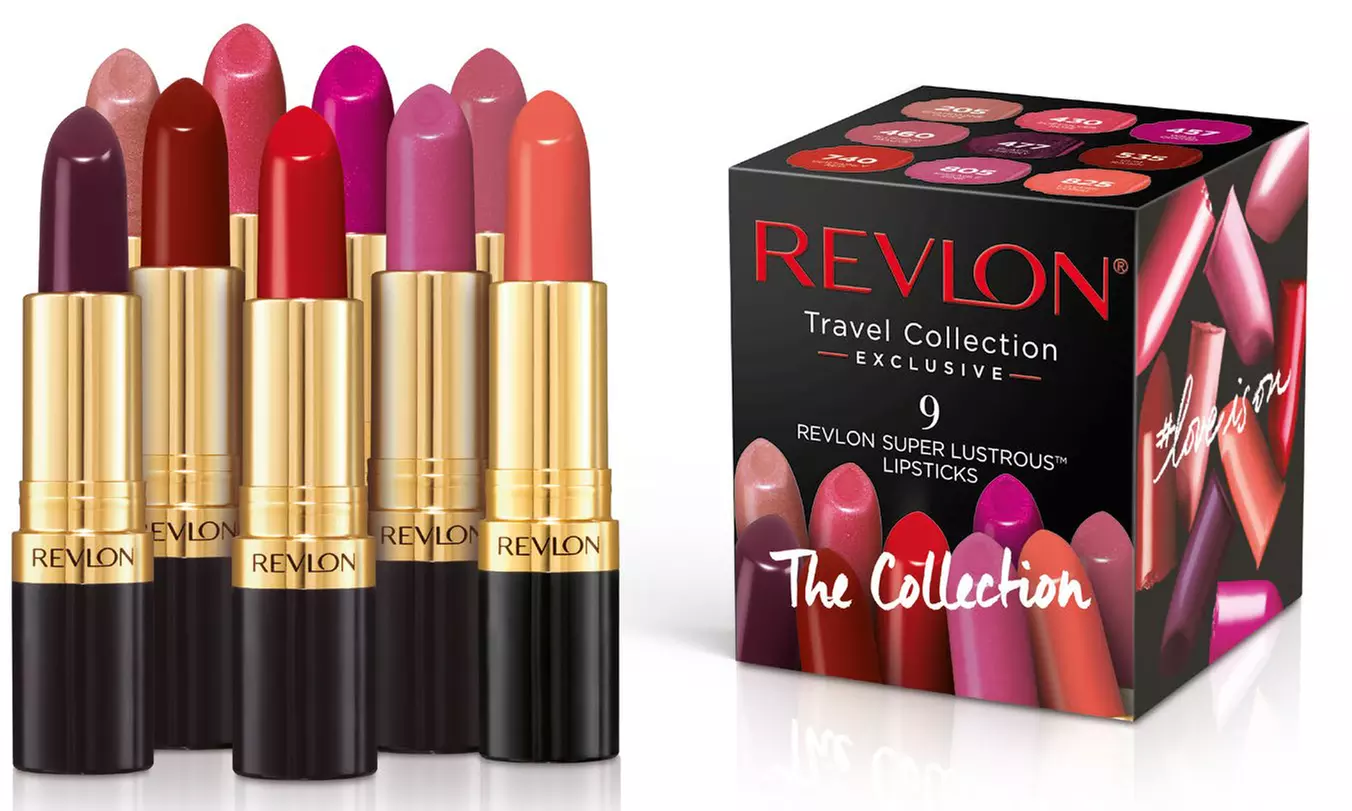 1 ou 2 cubes de 9 rouges à lèvres Revlon - Primary Image