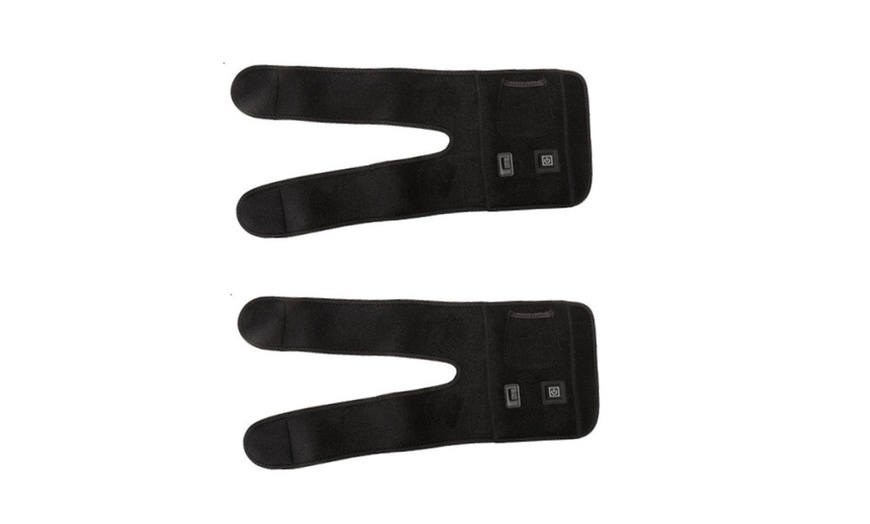 Image 3: One or Two Packs of USB Heating Knee Braces