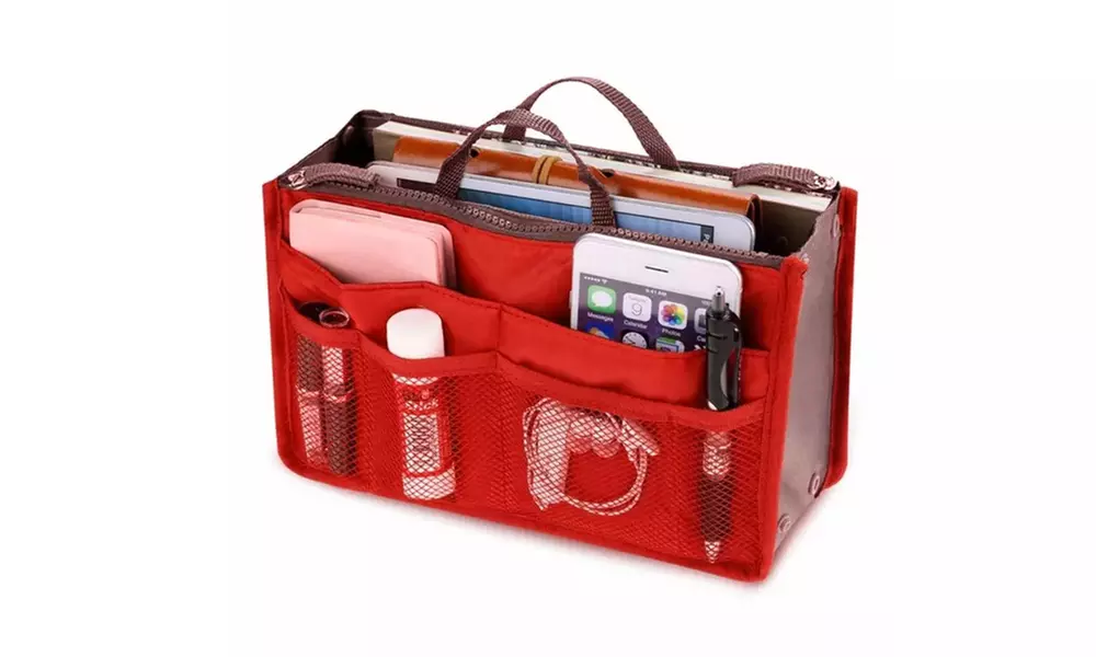 1 o 2 borse organizer da viaggio per cosmetici
