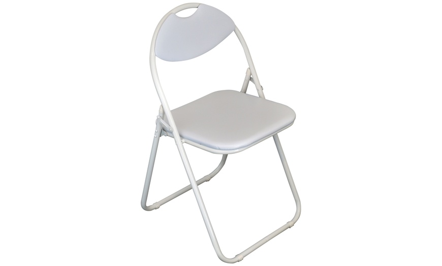 Image 22: Padded Folding Desk Chair