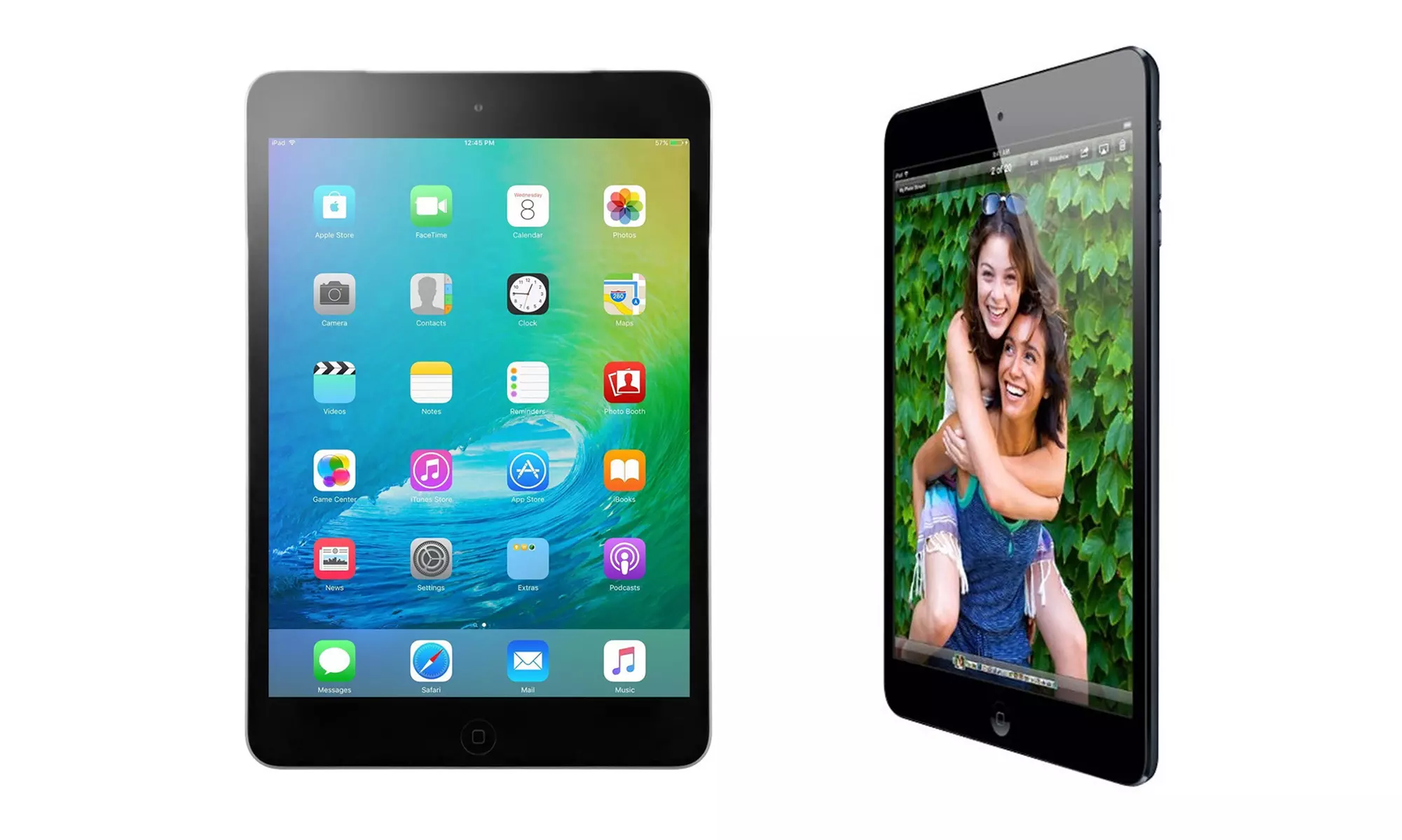 Apple iPad Mini 2 with Retina Display WiFi Tablet (Refurbished A-Grade) with MFi-Certified Cable and Power Adapter - Primary Image