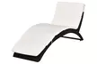 Outsunny Rattan Sun Lounger in choice of colours - Second Medium