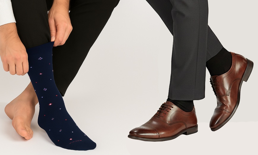 Image 2: Set di 12 calze lunghe e corte da uomo di Kyro