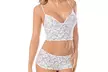 1, 2 ou 3 ensembles bustier et boxer en dentelle de la collection "Lana" - Second Medium
