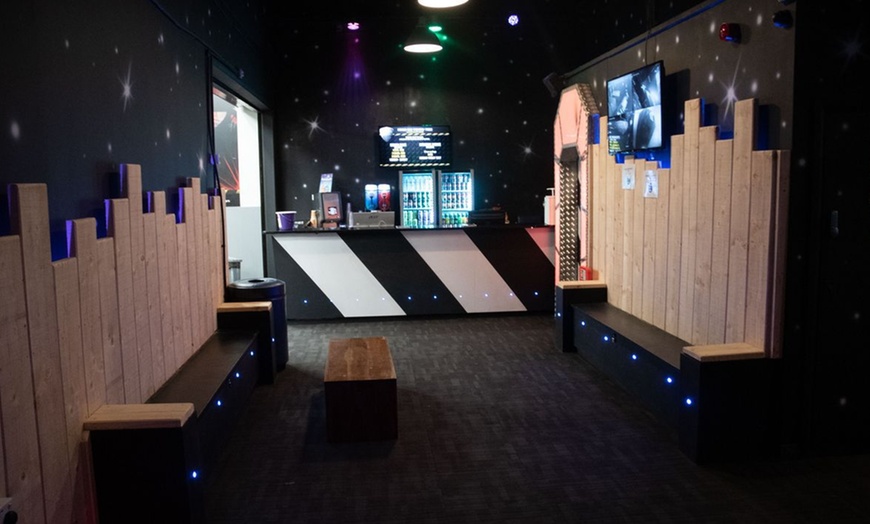 Image 1: Choice of Two VR Ride Experience at Laser Quest Yorkshire Limited