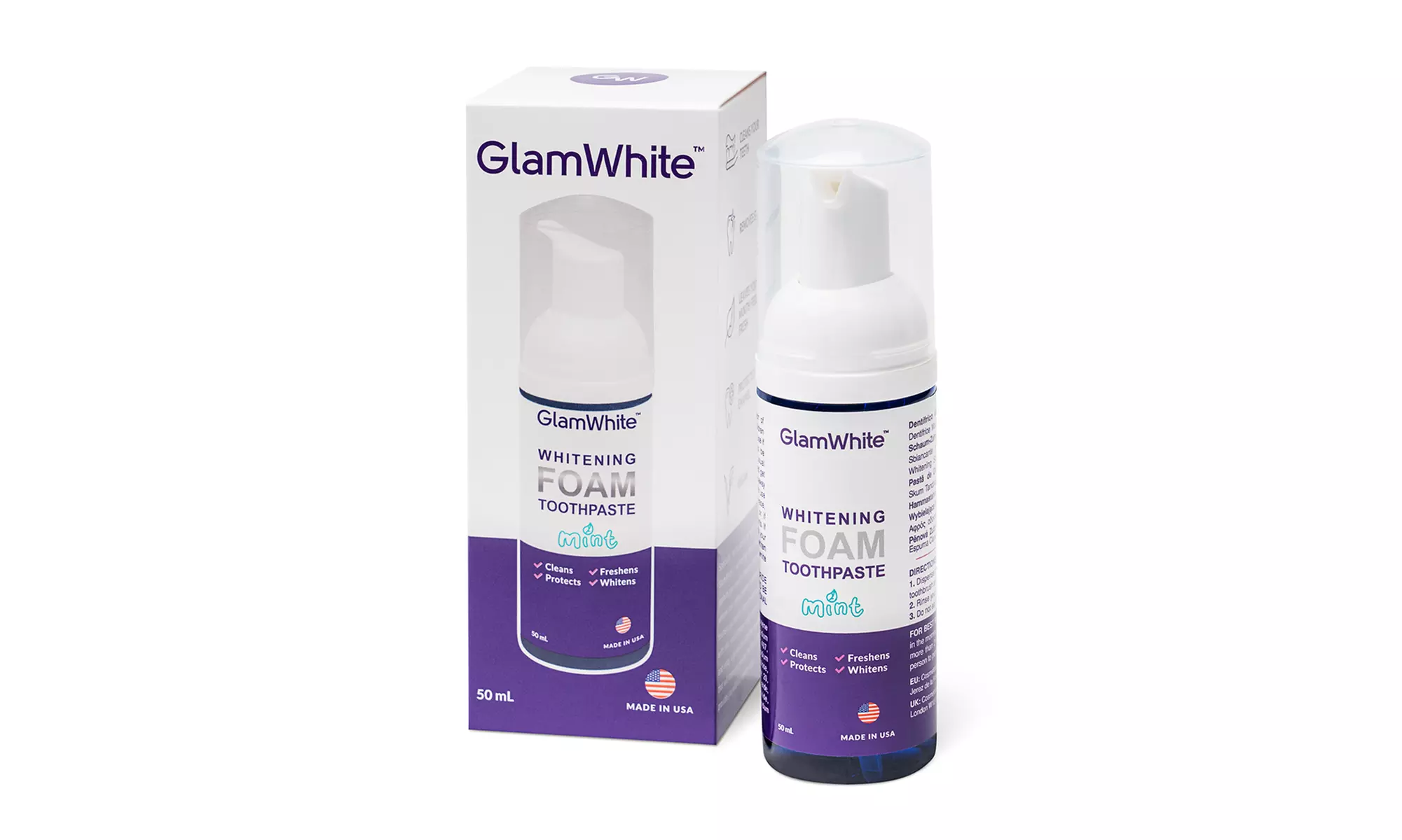 Kit de blanchiment Xpress Smile avec dentifrice de Glamwhite