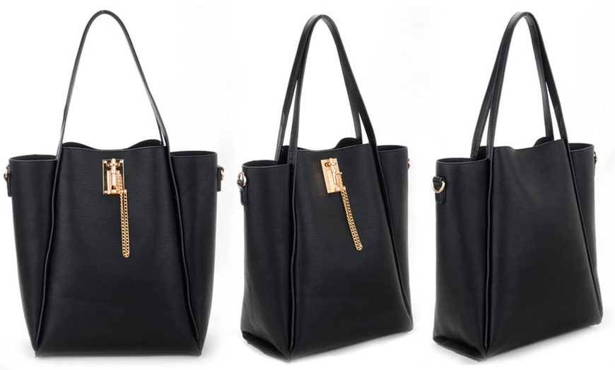 Image 2: Large Tote with Free Pouch