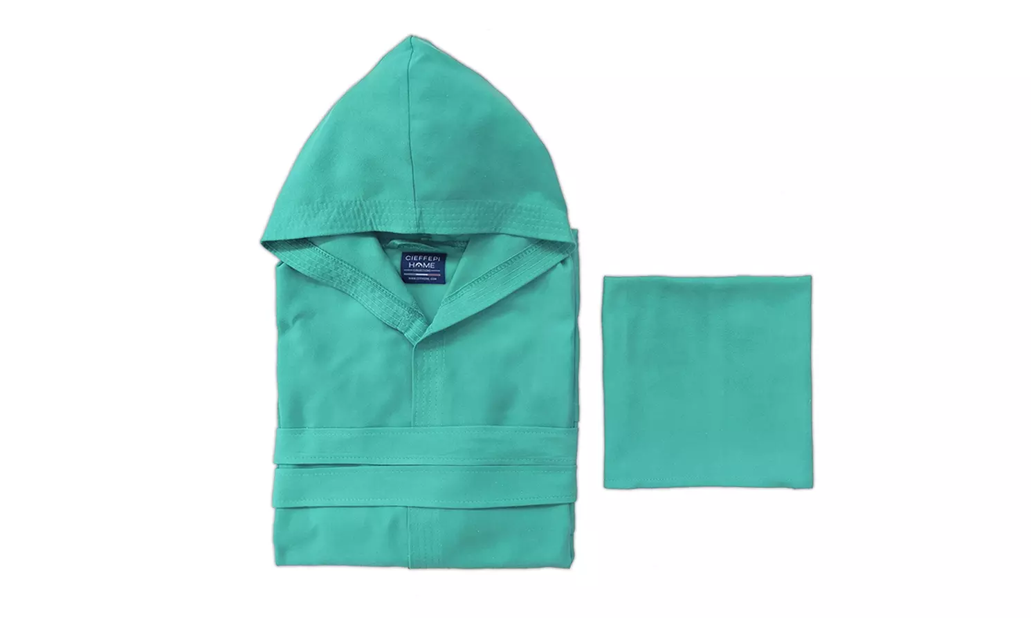 Set Accappatoio + telo in microfibra unisex