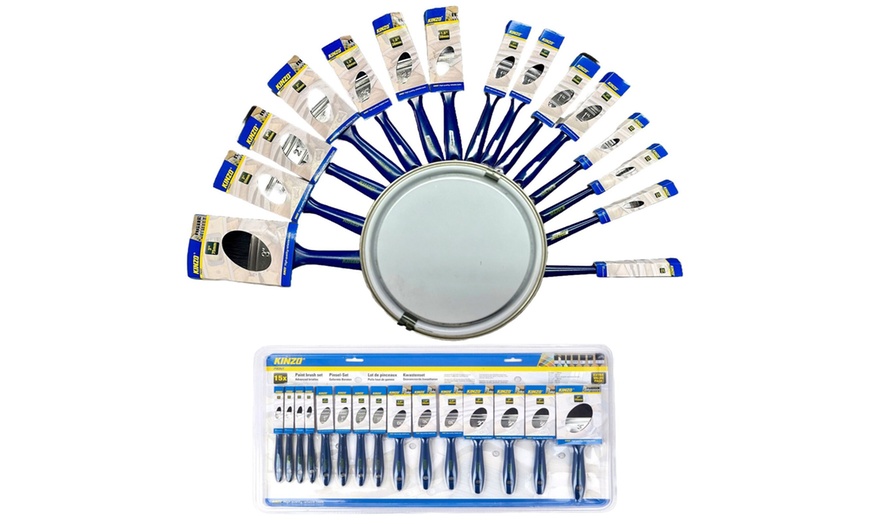 Image 12: 15-Pack Jumbo Paint Brush Set