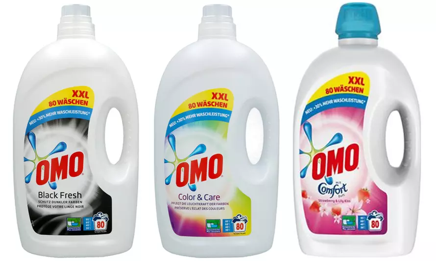 1x oder 2x Omo flüssiger Waschmittel 4 l nach Wahl - Primary Image