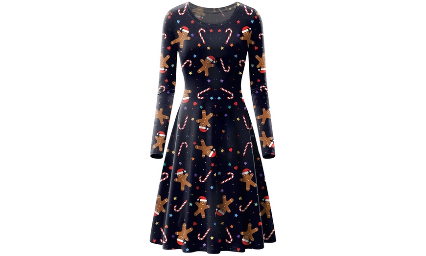 Image 3: Christmas Swing Dress