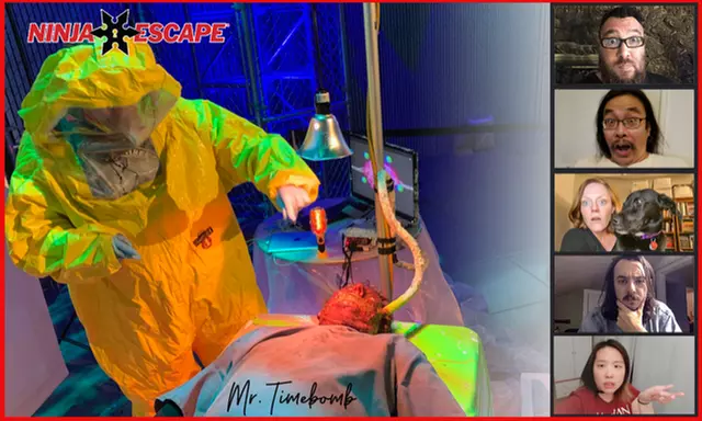Experience Ninja Escape's virtual room escape game with thrilling challenges for up to 8 players, save up to 34% - Second Medium