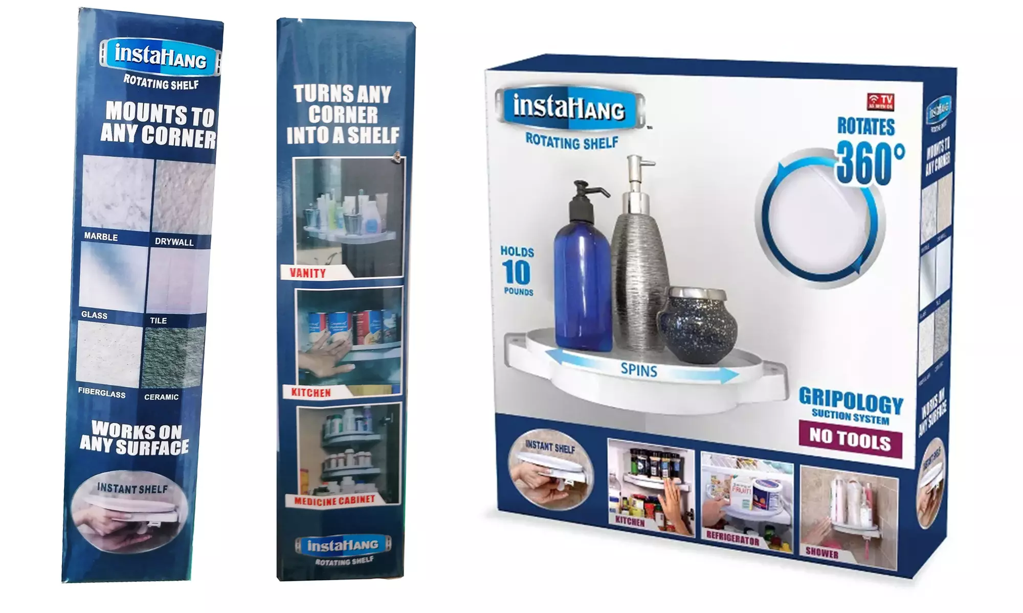 1 mensola angolare girevole a 360°, capaci di reggere ca. 5 kg - Image 7