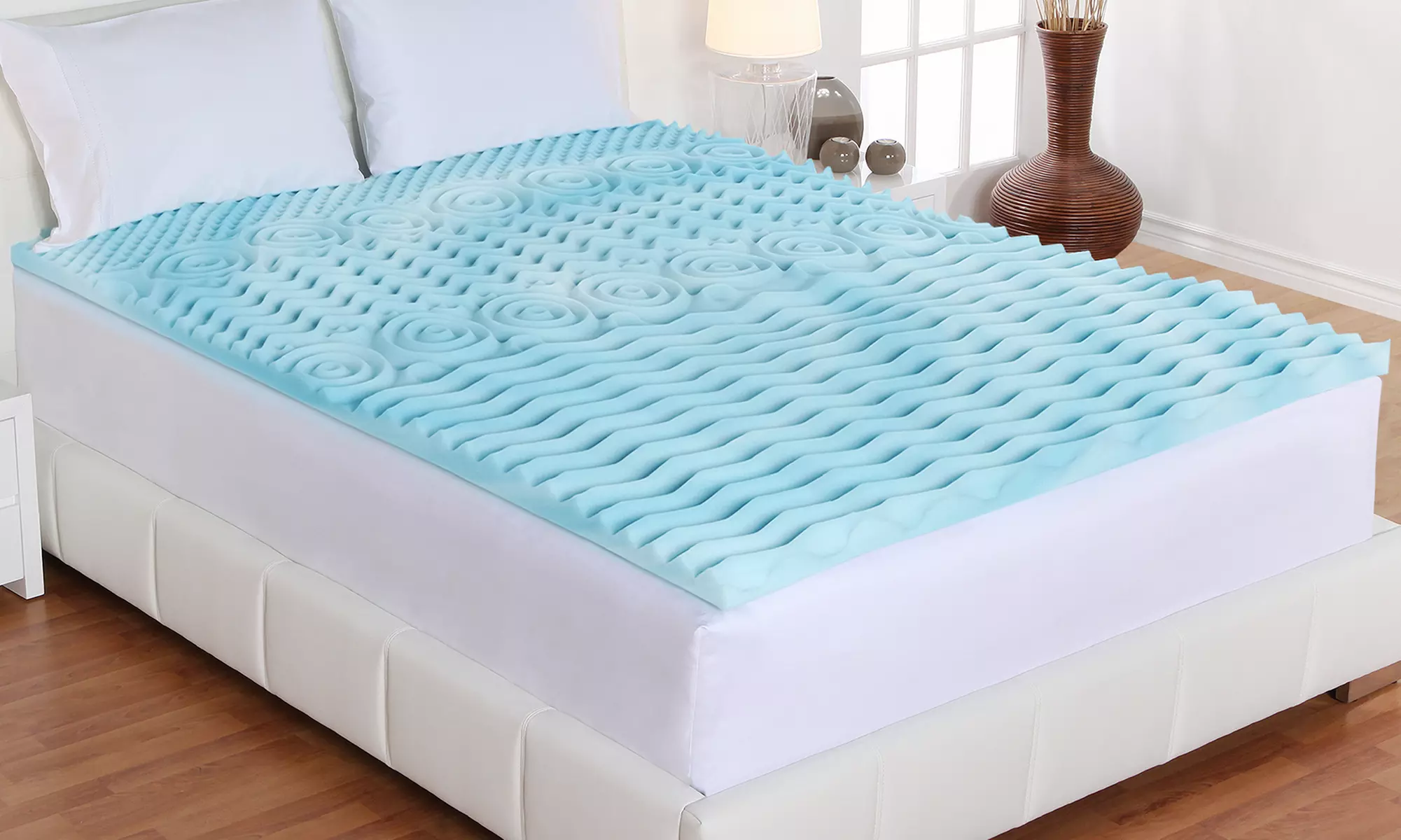 Authentic Comfort 4" Orthopedic 5-Zone Gel Foam Mattress Topper - Primary Image