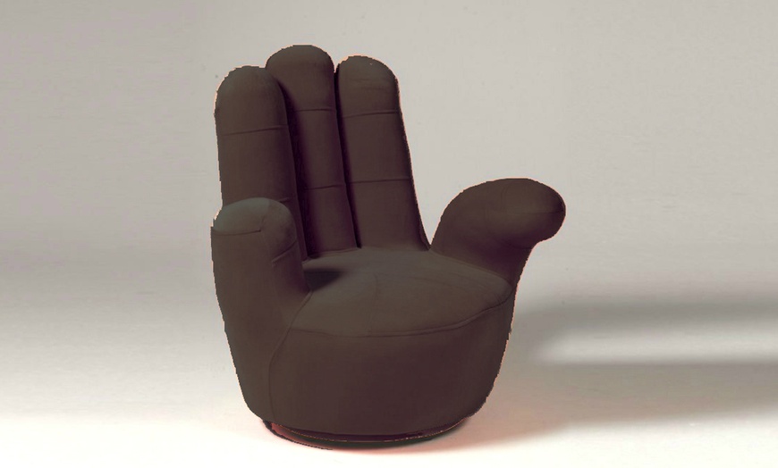 Image 3: Rotating Finger Sofa Chair