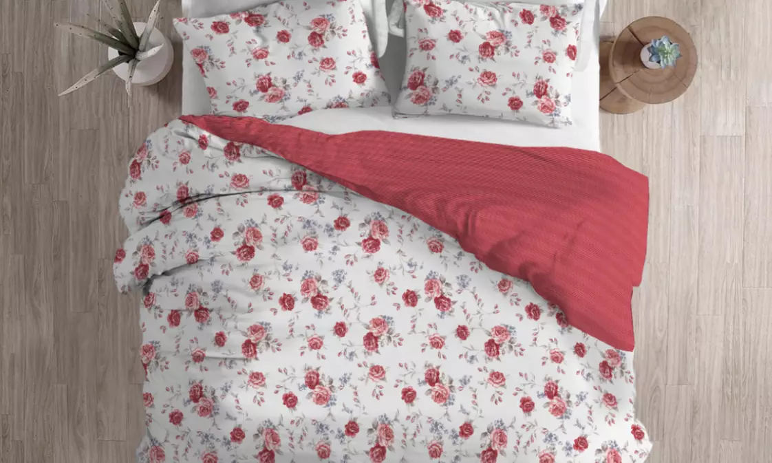 Copripiumini invernali linea 3027 fantasie pois, fiorate