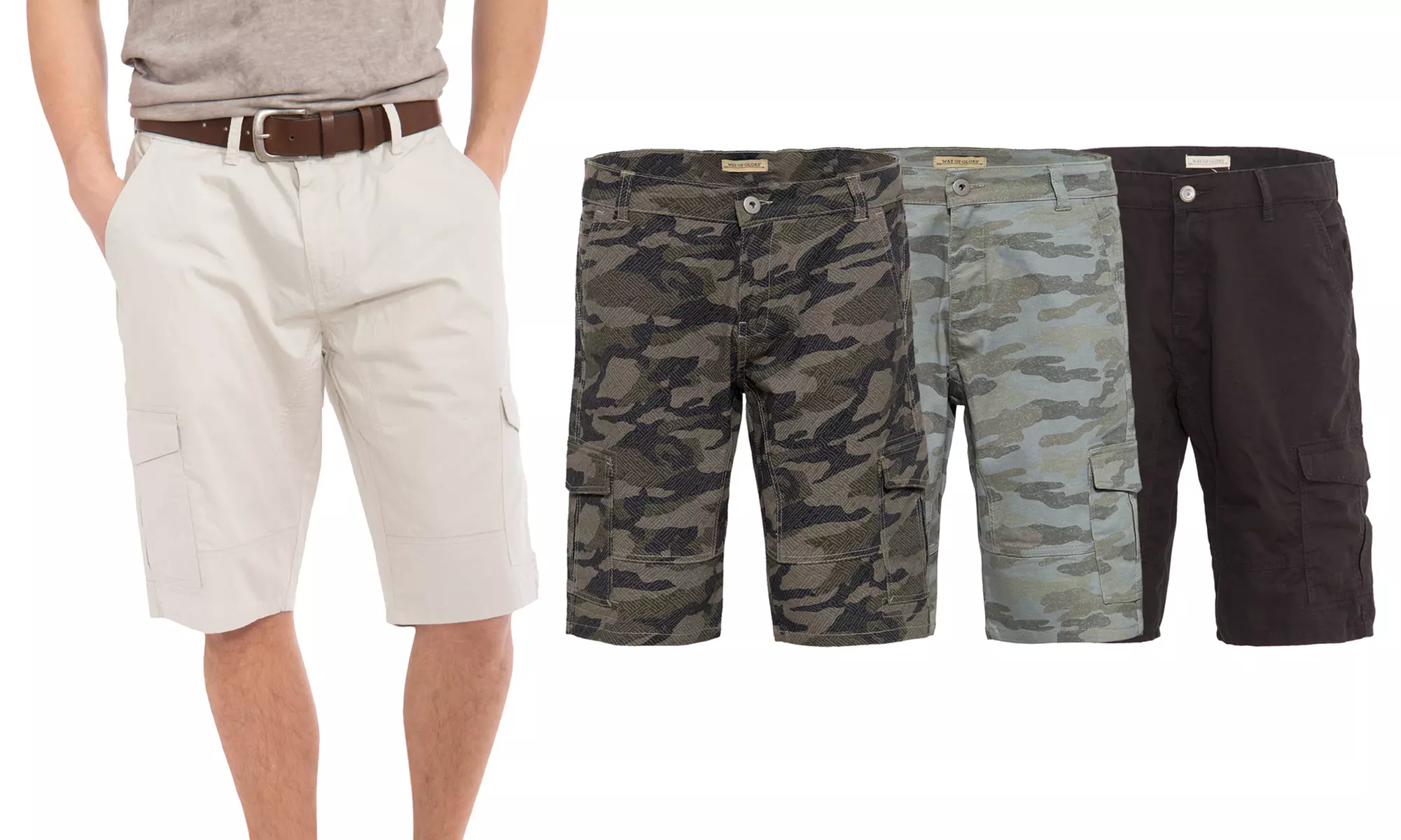 Shorts de la marque Way of Glory pour homme disponibles en plusieurs coloris - Primary Image
