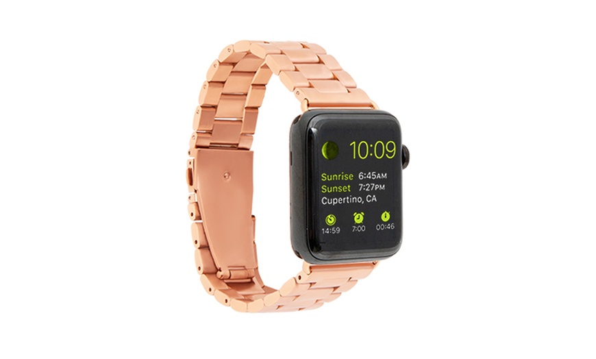 Image 3: Metal Strap for Apple Watch