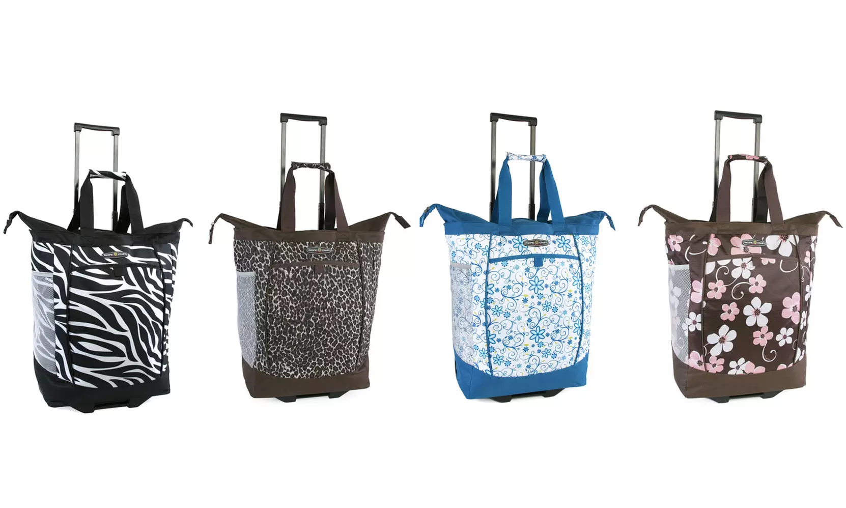 Pacific Coast Rolling Shopping Tote Bag - Primary Image