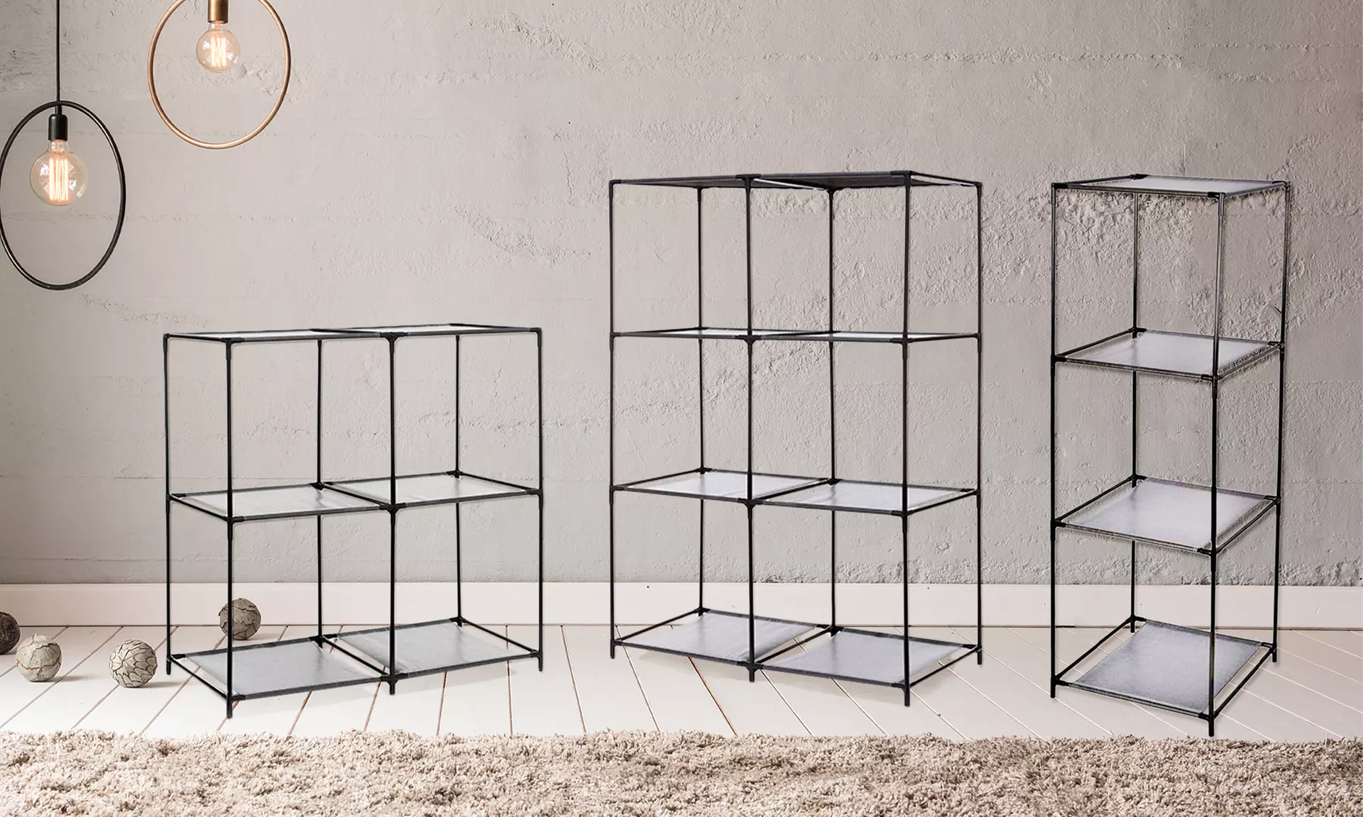 Scaffali modulari disponibili con 3, 4 o 6 mensole - Primary Image