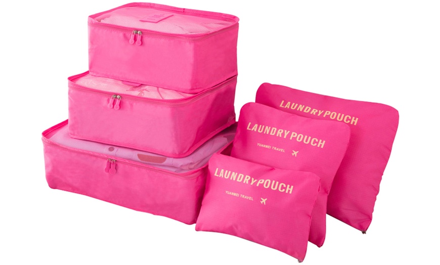 Image 2: Six-Piece Luggage Organiser Set