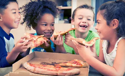 $75 for a Birthday Party with Pizza and Juice for Up to 15 Kids at Monroe Family YMCA ($150 Value) - Primary Image