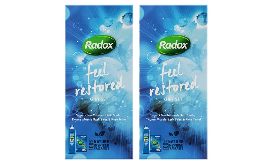 Image 3: Radox Feel Restored Gift Set