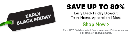 Early Black Friday - Save Up To 80%