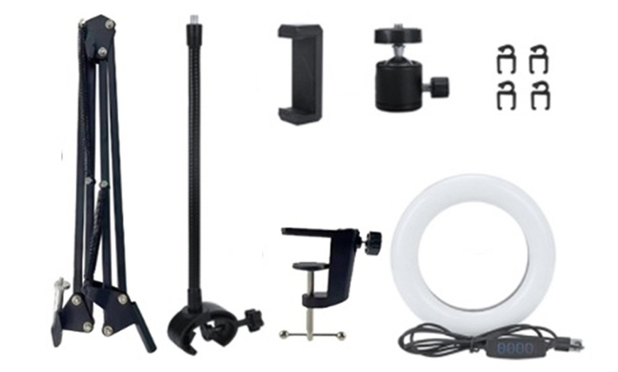 Image 3: Supporto per telefono sopraelevato con luce ad anello