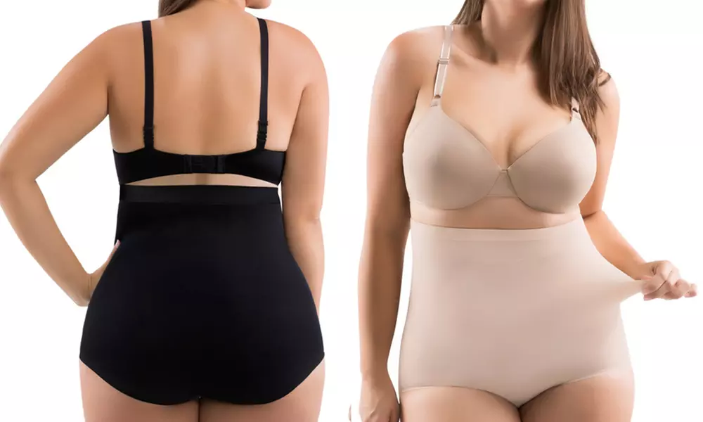 Hi-Waist Postpartum Tummy-Control Panties - Primary Image