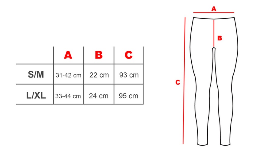 Image 2: Women's Black Thermal Leggings