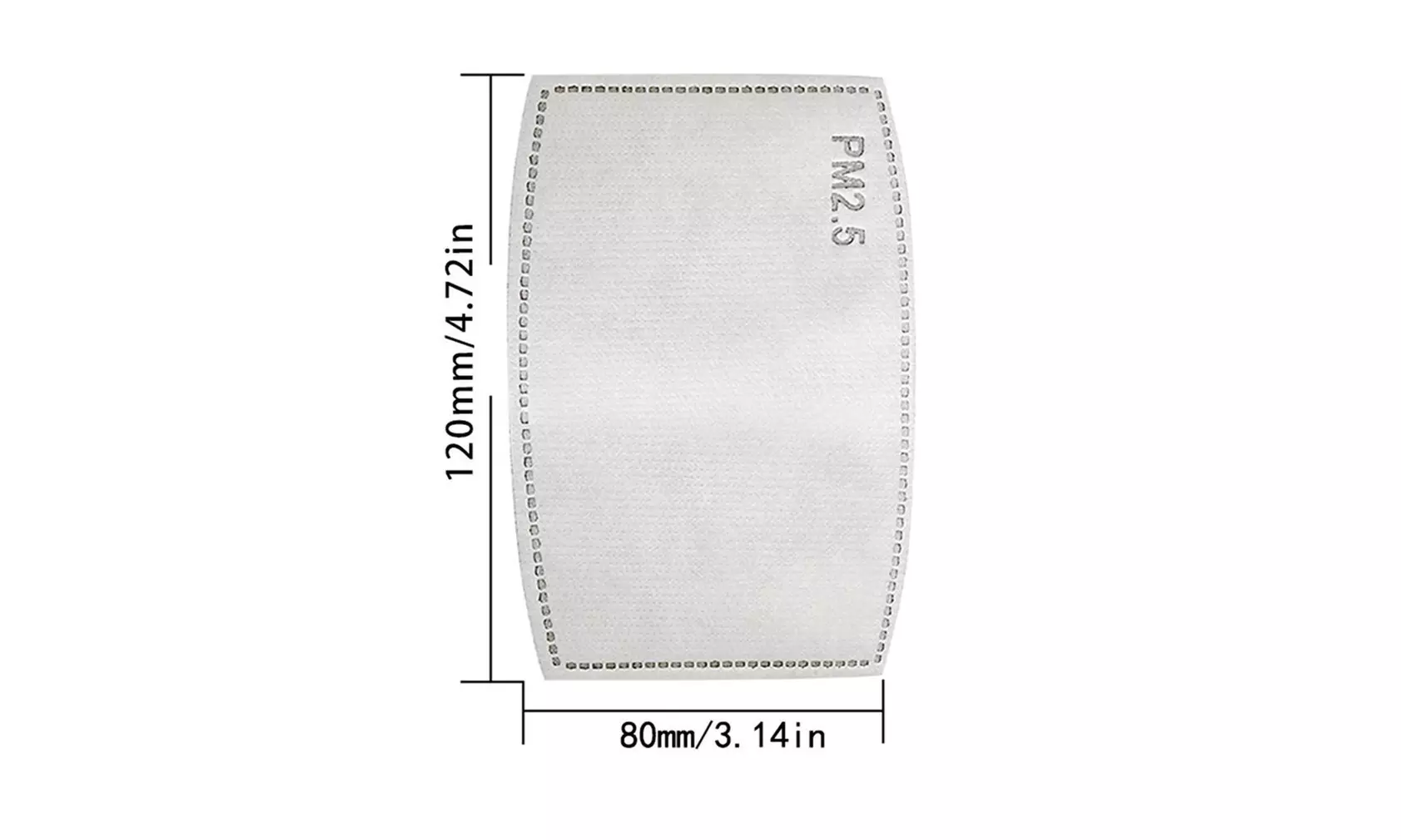 Reusable Face Mask with 2.5PM Activated Carbon Filter (1- or 3-Pack) - Second Medium