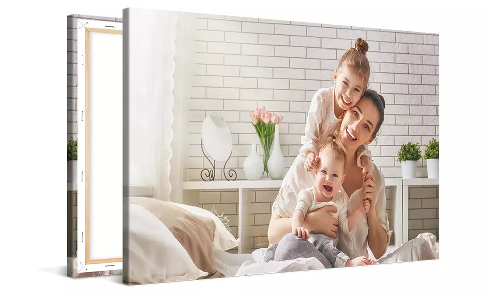 12"x8" or 20"x16" Mother's Day Custom Gallery-Wrapped Canvas Prints from CanvasOnSale (Up to 86% Off) - Primary Image