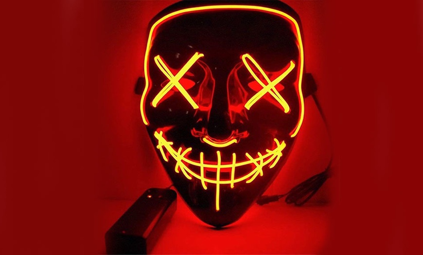 Image 25: Halloween Horror Movie LED Mask