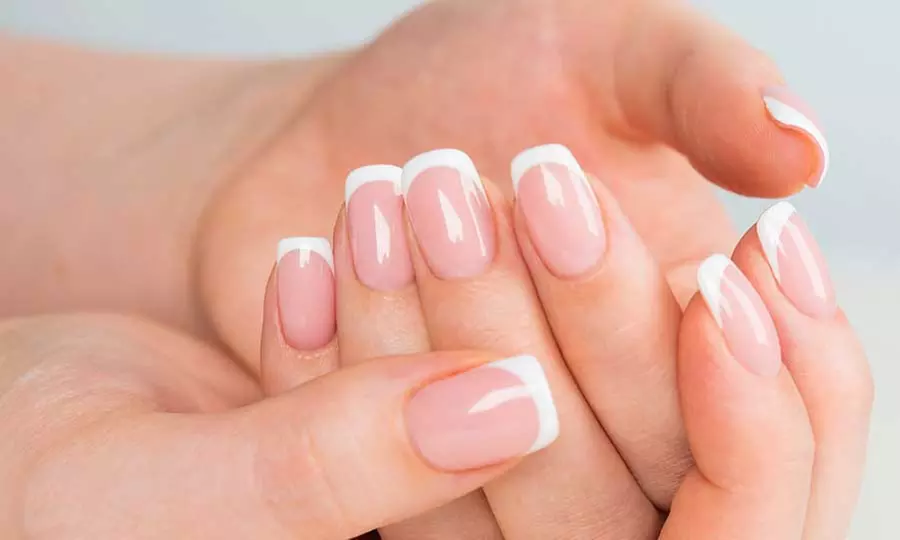 Gel X Manicure, Builder Gel /BIAB Nail Set, Dipping Powder Mani or Spa Mani-Pedi (Up to 55% Off) - Second Medium
