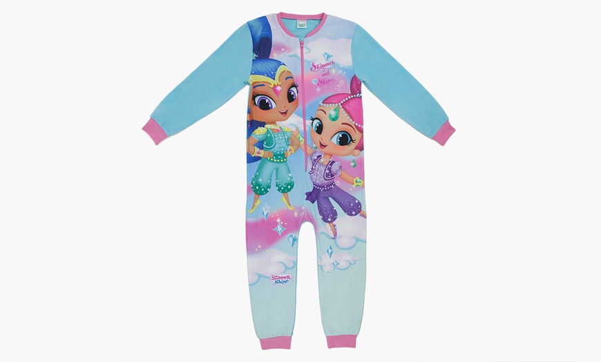 Image 7: Girls' Micro-Fleece Character Onesie