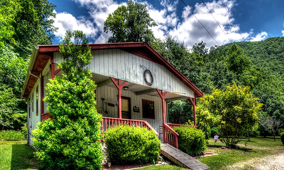 2-Night Stay for Up to 10 in a One-, Two-, or Four-Bedroom Cabin at Mountain Vista Log Cabins in Bryson City, NC - Primary Image